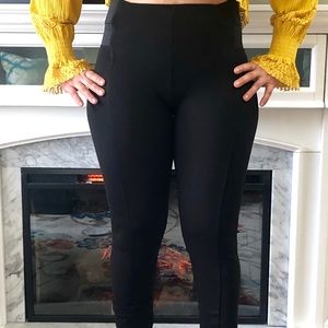 Black thick Material leggings